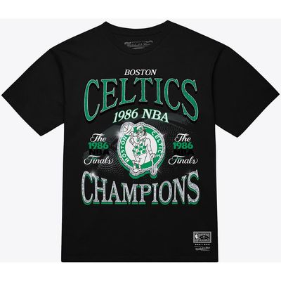Mitchell & Ness Men's Mitchell & Ness Black Boston Celtics Champions Era T-Shirt 