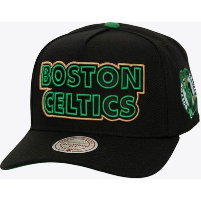 Mitchell & Ness Men's Mitchell & Ness Black Boston Celtics Class Act Pro Snapback Hat 
