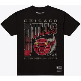 Mitchell & Ness Men's Mitchell & Ness Black Chicago Bulls Ball Out T-Shirt 