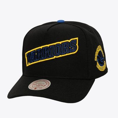 Mitchell & Ness Men's Mitchell & Ness Black Golden State Warriors Class Act Pro Snapback Hat 