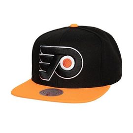 Mitchell & Ness Men's Mitchell & Ness Black Philadelphia Flyers Core Team Ground 2.0 Snapback Hat 