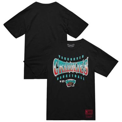 Mitchell & Ness Men's Mitchell & Ness Black Vancouver Grizzlies Worldwide Collection Glow Up T-Shirt 