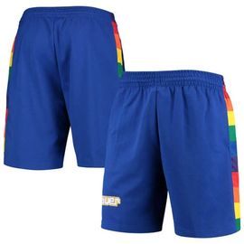 Mitchell & Ness Men's Mitchell & Ness Blue Denver Nuggets 1991 Hardwood Classics 75th Anniversary Swingman Shorts 