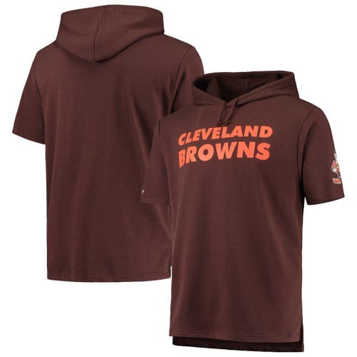 Mitchell & Ness Men's Mitchell & Ness Brown Cleveland Browns Game Day Hoodie T-Shirt 