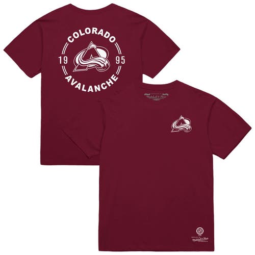 Mitchell & Ness Men's Mitchell & Ness Burgundy Colorado Avalanche Core Penalty Box 3.0 T-Shirt 