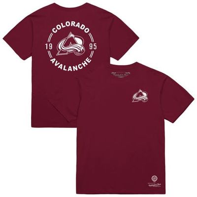 Mitchell & Ness Men's Mitchell & Ness Burgundy Colorado Avalanche Core Penalty Box 3.0 T-Shirt 