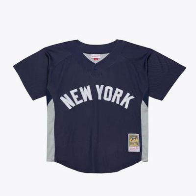 Mitchell & Ness Men's Mitchell & Ness CC Sabathia Navy New York Yankees 2009 Authentic Batting Practice Jersey 