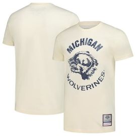 Mitchell & Ness Men's Mitchell & Ness Cream Michigan Wolverines Vintage Tone T-Shirt 