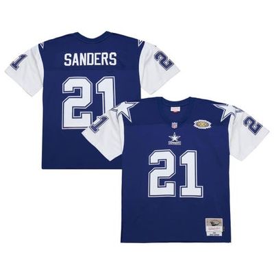 Mitchell & Ness Men's Mitchell & Ness Deion Sanders Navy Dallas Cowboys 1995 Legacy Replica Jersey 