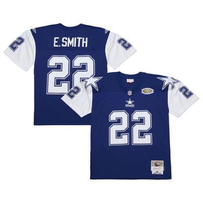 Mitchell & Ness Men's Mitchell & Ness Emmitt Smith Navy Dallas Cowboys 1995 Legacy Replica Jersey 