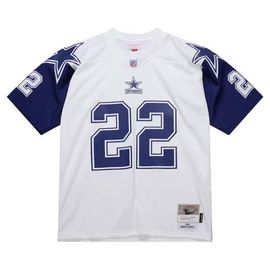 Mitchell & Ness Men's Mitchell & Ness Emmitt Smith White Dallas Cowboys 1994 Alternate Legacy Replica Jersey 
