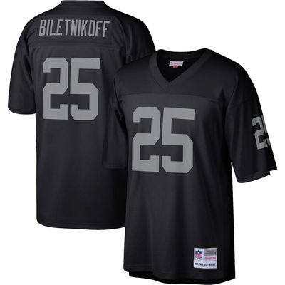 Mitchell & Ness Men's Mitchell & Ness Fred Biletnikoff Black Las Vegas Raiders Retired Player Legacy Replica Jersey 