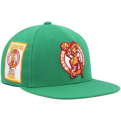 Mitchell & Ness Men's Mitchell & Ness Green Boston Celtics 50th Anniversary Like Mike Snapback Hat 