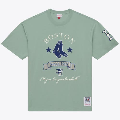 Mitchell & Ness Men's Mitchell & Ness Green Boston Red Sox Yacht Rock T-Shirt 