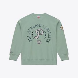 Mitchell & Ness Men's Mitchell & Ness Green Philadelphia Phillies Yacht Rock Fleece Sweatshirt 