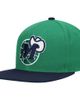 Mitchell & Ness Men's Mitchell & Ness Green/Navy Dallas Mavericks Hardwood Classics Team Two-Tone 2.0 Snapback Hat  - 1