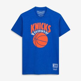 Mitchell & Ness Men's Mitchell & Ness Heather Blue New York Knicks MVP T-Shirt 