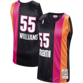 Mitchell & Ness Men's Mitchell & Ness Jason Williams Black Miami Heat 2005/06 Hardwood Classics Swingman Jersey 