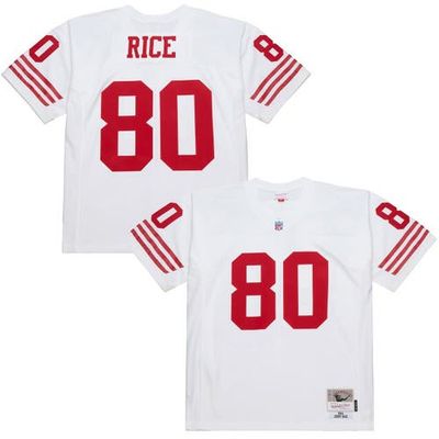 Mitchell & Ness Men's Mitchell & Ness Jerry Rice White San Francisco 49ers 1994 Legacy Replica Jersey 