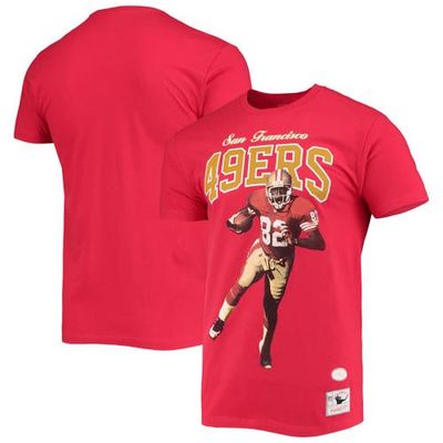 Mitchell & Ness Men's Mitchell & Ness John Taylor San Francisco 49ers Scarlet Player Graphics T-Shirt 