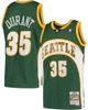 Mitchell & Ness Men's Mitchell & Ness Kevin Durant Green Seattle SuperSonics Hardwood Classics Swingman Jersey  - 1