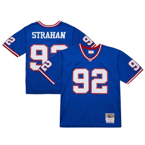 Mitchell & Ness Men's Mitchell & Ness Michael Strahan Royal New York Giants 1993 Legacy Replica Jersey 