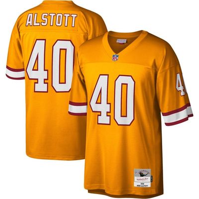 Mitchell & Ness Men's Mitchell & Ness Mike Alstott Orange Tampa Bay Buccaneers Big & Tall 1996 Retired Player Replica Jersey 