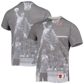 Mitchell & Ness Men's Mitchell & Ness Nate Robinson Heather Gray New York Knicks Above The Rim T-Shirt 