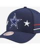 Mitchell & Ness Men's Mitchell & Ness Navy Dallas Cowboys America's Team Pro Pinch Snapback Hat  - 1