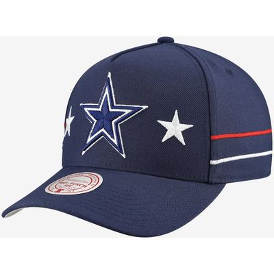 Mitchell & Ness Men's Mitchell & Ness Navy Dallas Cowboys America's Team Pro Pinch Snapback Hat 
