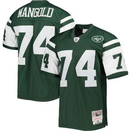 Mitchell & Ness Men's Mitchell & Ness Nick Mangold Green New York Jets Legacy Replica Jersey 
