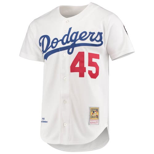 Mitchell & Ness Men's Mitchell & Ness Pedro Martinez White Los Angeles Dodgers 1993 Cooperstown Collection Home Authentic Jersey 
