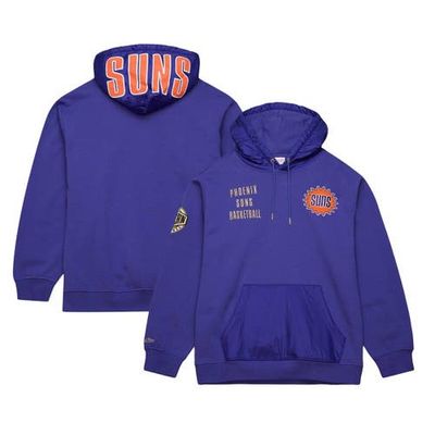 Mitchell & Ness Men's Mitchell & Ness Purple Phoenix Suns Team OG 2.0 Vintage Logo Fleece Pullover Hoodie 