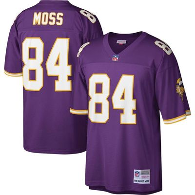 Mitchell & Ness Men's Mitchell & Ness Randy Moss Purple Minnesota Vikings Legacy Replica Jersey 