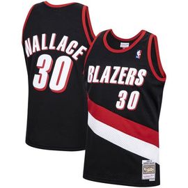 Mitchell & Ness Men's Mitchell & Ness Rasheed Wallace Black Portland Trail Blazers 1999/00 Hardwood Classics Swingman Jersey 