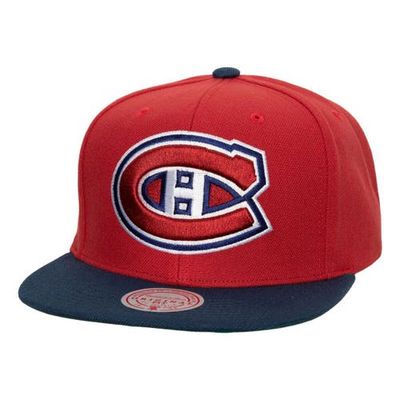 Mitchell & Ness Men's Mitchell & Ness Red Montreal Canadiens Core Team Ground 2.0 Snapback Hat 