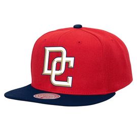 Mitchell & Ness Men's Mitchell & Ness Red Washington Nationals Cooperstown Collection Basic Flip Snapback Hat 