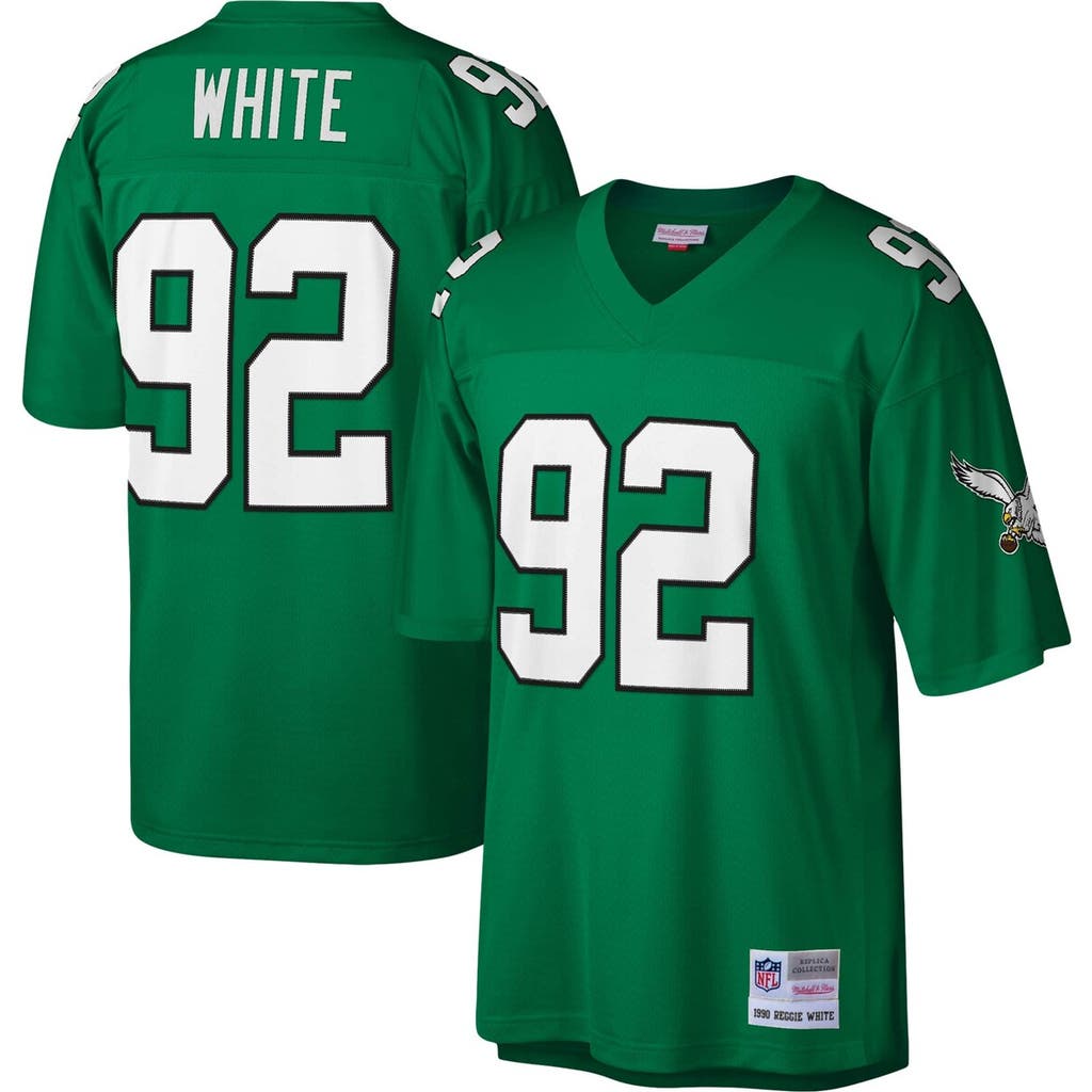 Mitchell & Ness Men's Mitchell & Ness Reggie White Kelly Green Philadelphia Eagles Legacy Replica Jersey 