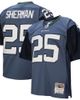Mitchell & Ness Men's Mitchell & Ness Richard Sherman Blue Seattle Seahawks 2011 Legacy Replica Jersey  - 1