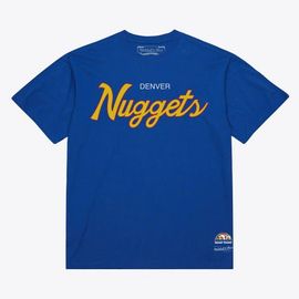 Mitchell & Ness Men's Mitchell & Ness Royal Denver Nuggets Vintage Wordmark T-Shirt 
