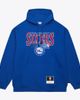 Mitchell & Ness Men's Mitchell & Ness Royal Philadelphia 76ers Team Name Stack & Logo Hoodie  - 1