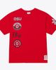 Mitchell & Ness Men's Mitchell & Ness Scarlet Ohio State Buckeyes Double Clutch Premium T-Shirt  - 1