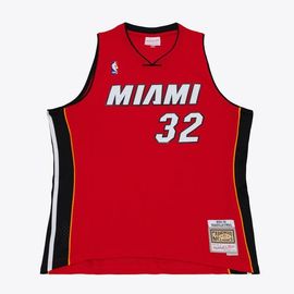 Mitchell & Ness Men's Mitchell & Ness Shaquille O'Neal Red Miami Heat 2005-06 Swingman Jersey 