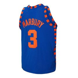 Mitchell & Ness Men's Mitchell & Ness Stephon Marbury Blue New York Knicks 2005/06 Hardwood Classics Swingman Jersey 