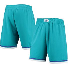 Mitchell & Ness Men's Mitchell & Ness Teal Charlotte Hornets 1992 Hardwood Classics 75th Anniversary Swingman Shorts 