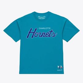 Mitchell & Ness Men's Mitchell & Ness Teal Charlotte Hornets Vintage Wordmark T-Shirt 