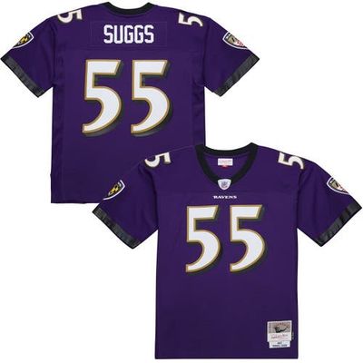 Mitchell & Ness Men's Mitchell & Ness Terrell Suggs Purple Baltimore Ravens 2003 Legacy Replica Jersey 