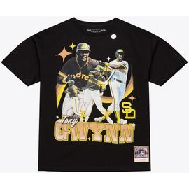 Mitchell & Ness Men's Mitchell & Ness Tony Gwynn Black San Diego Padres Legendary Collage Player T-Shirt 