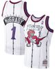 Mitchell & Ness Men's Mitchell & Ness Tracy McGrady White Toronto Raptors 1998-99 Hardwood Classics Swingman Player Jersey  - 1