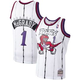 Mitchell & Ness Men's Mitchell & Ness Tracy McGrady White Toronto Raptors 1998-99 Hardwood Classics Swingman Player Jersey 